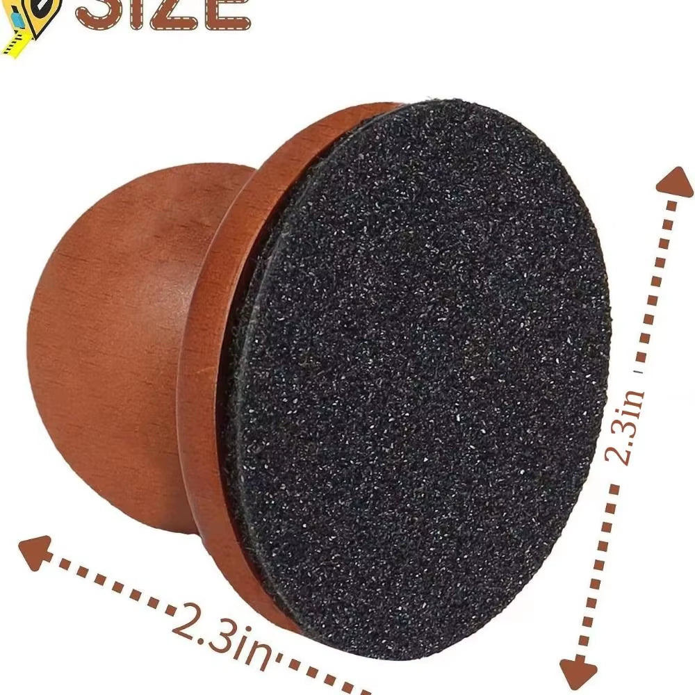 High Quality Wooden Dog Nail File Handheld round Dog Scratch Pad Natural Removable Dog Pedicure Tool for Pets Dogs Cats