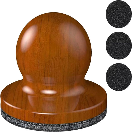 High Quality Wooden Dog Nail File Handheld round Dog Scratch Pad Natural Removable Dog Pedicure Tool for Pets Dogs Cats